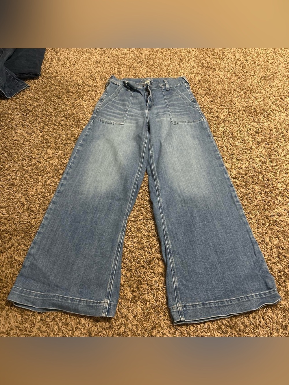 Ariat Light Blue Wide-Leg Women's Jeans